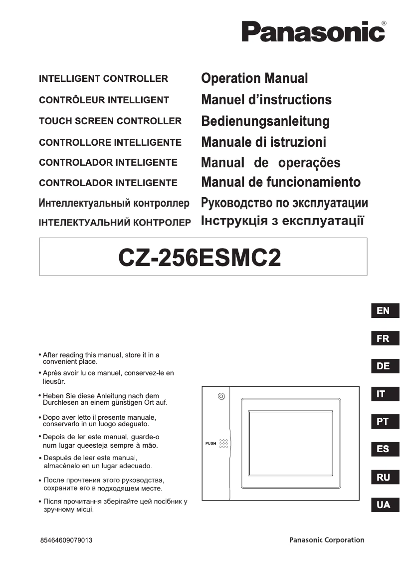 Page 1 de la notice Manuel utilisateur Panasonic CZ-256ESMC2