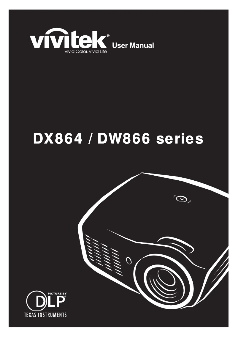 Image de la première page du manuel de l'appareil DW866