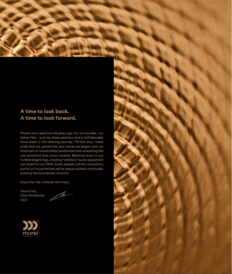 Page n°1 - Manuel utilisateur Morel Virtus Nano Carbon 63