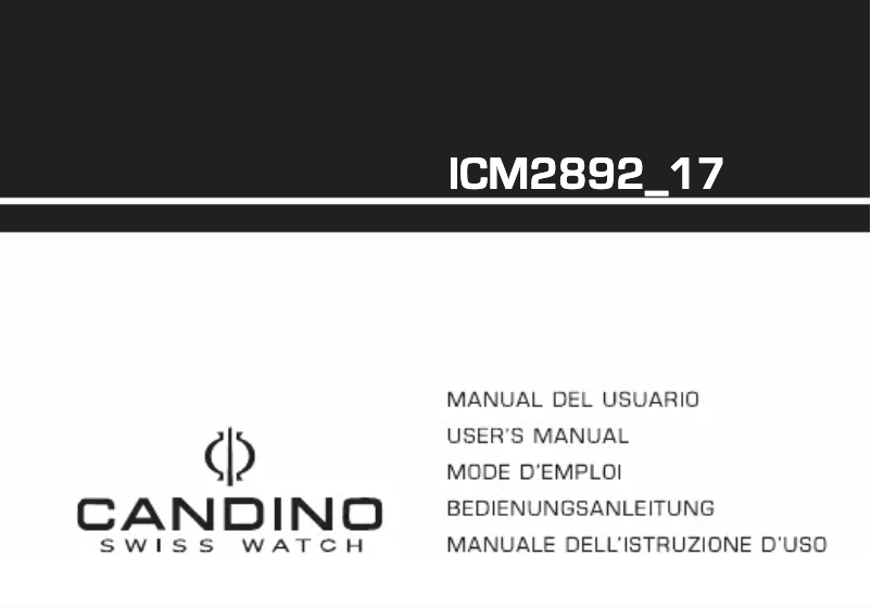 Page n°1 - Manuel utilisateur Candino C4304