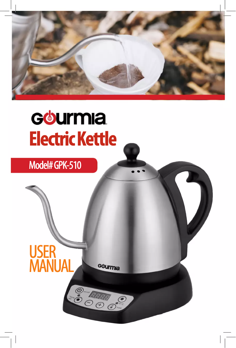 Image de la première page du manuel de l'appareil GPK510