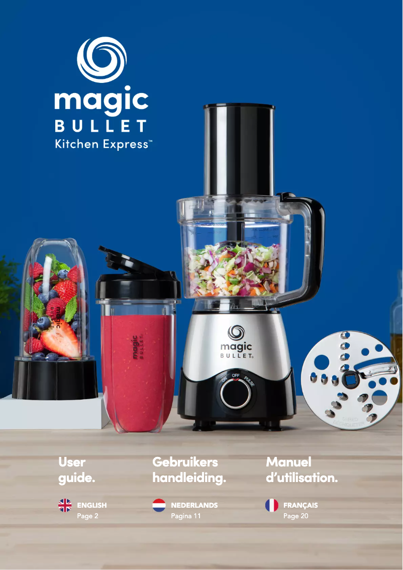 Página 1 del manual Manual de usuario Magic Bullet Kitchen Express