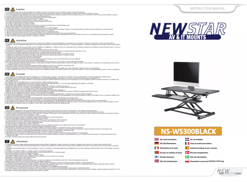 Image de la première page du manuel de l'appareil NS-WS300