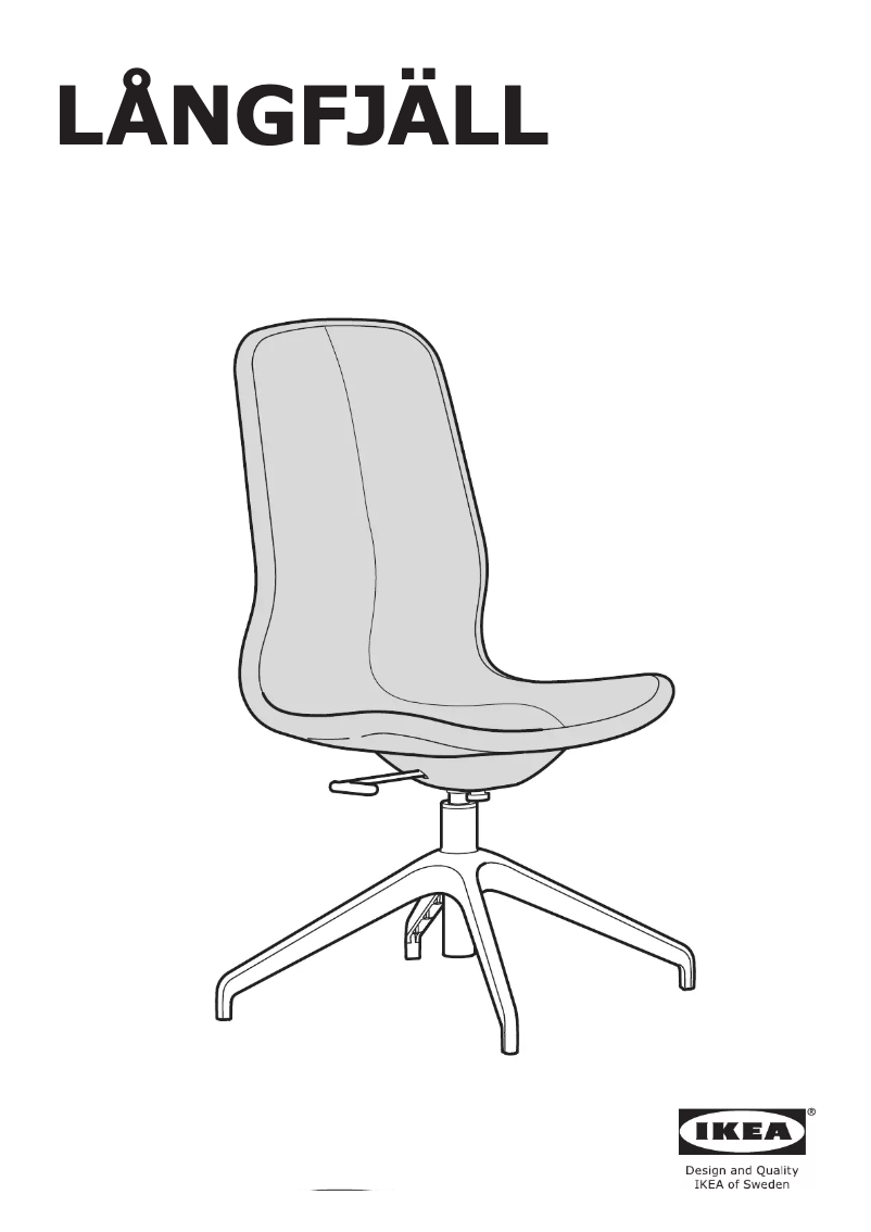 Image de la première page du manuel de l'appareil LANGFJALL