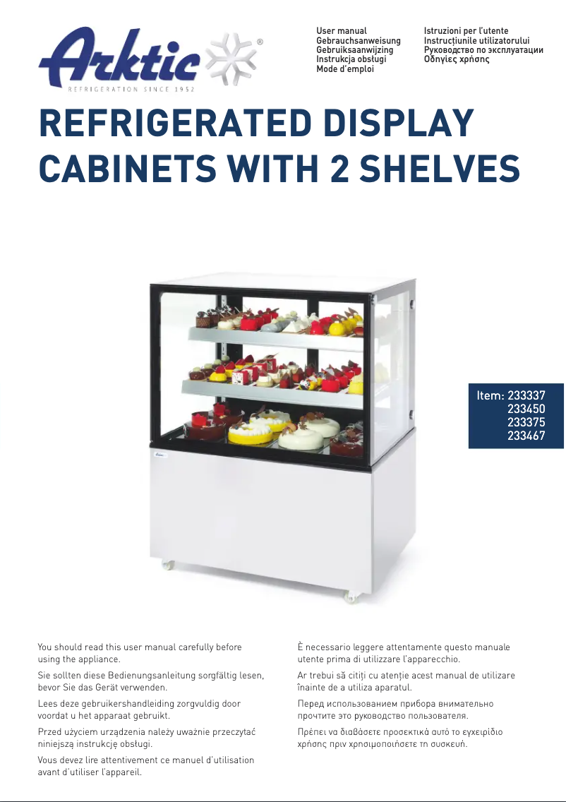 Image de la première page du manuel de l'appareil 233467