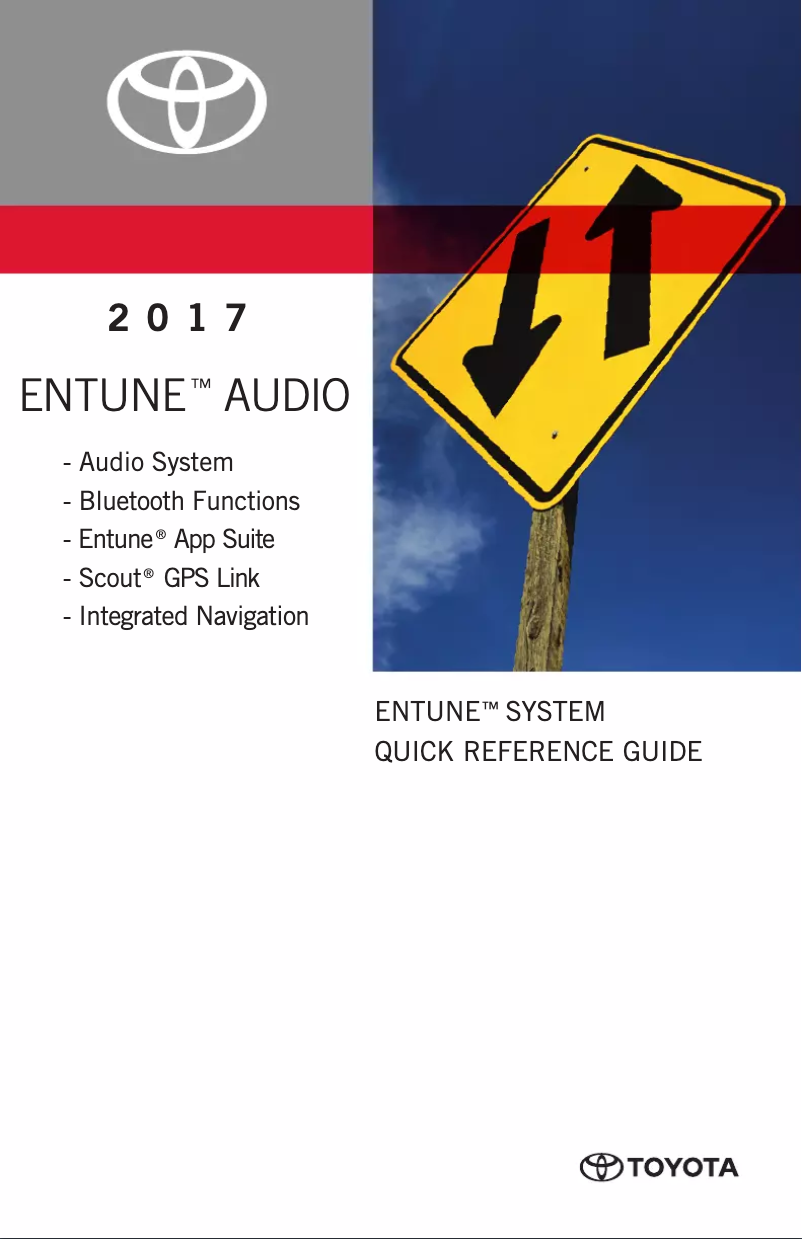 Page 1 de la notice Manuel utilisateur Toyota RAV4 (2017)