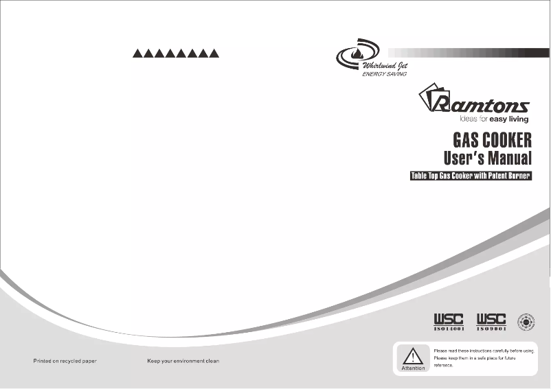 Page 1 de la notice Manuel utilisateur Ramtons RG/514