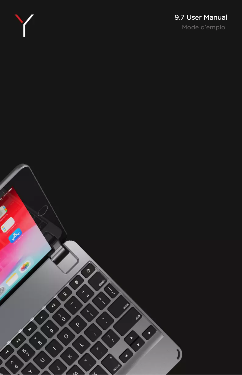 Página 1 del manual Manual de usuario Brydge 9.7