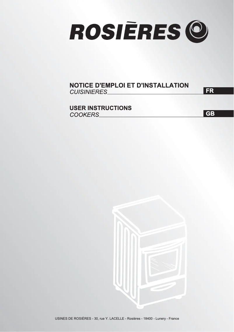 Image de la première page du manuel de l'appareil RGC 6312 IN