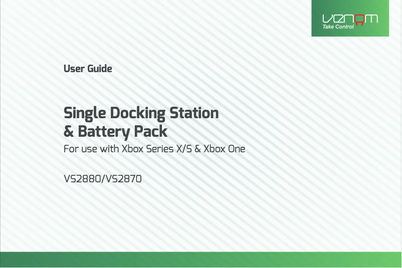 Page n°1 - Manuel utilisateur Venom VS2870