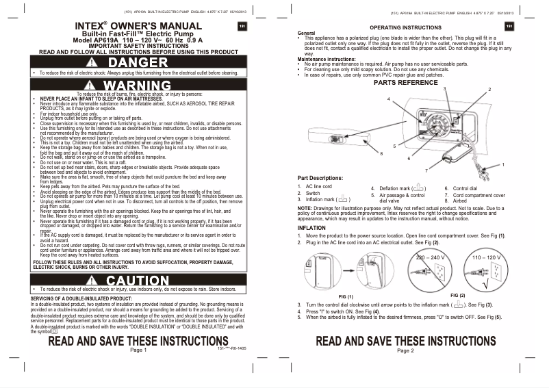Image de la première page du manuel de l'appareil 64417e
