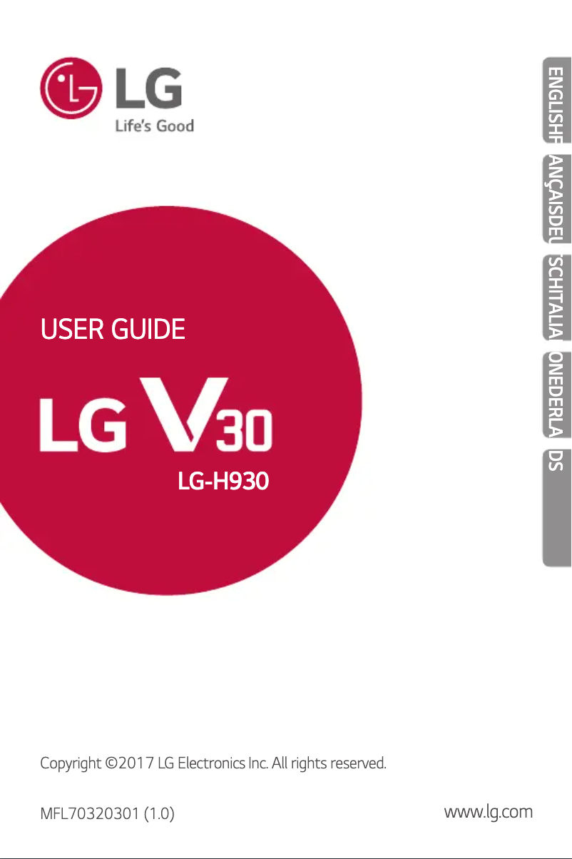 Page n°1 - Manuel utilisateur LG H930
