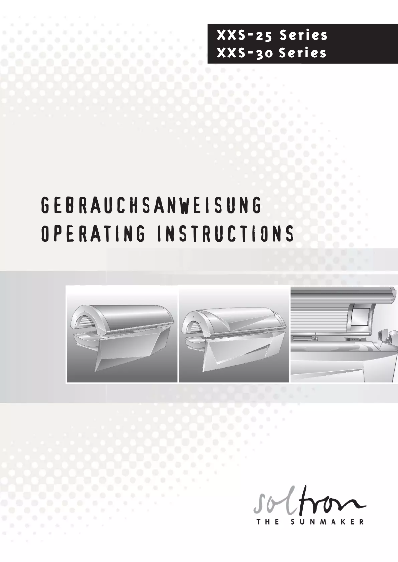 Image de la première page du manuel de l'appareil XXS-25