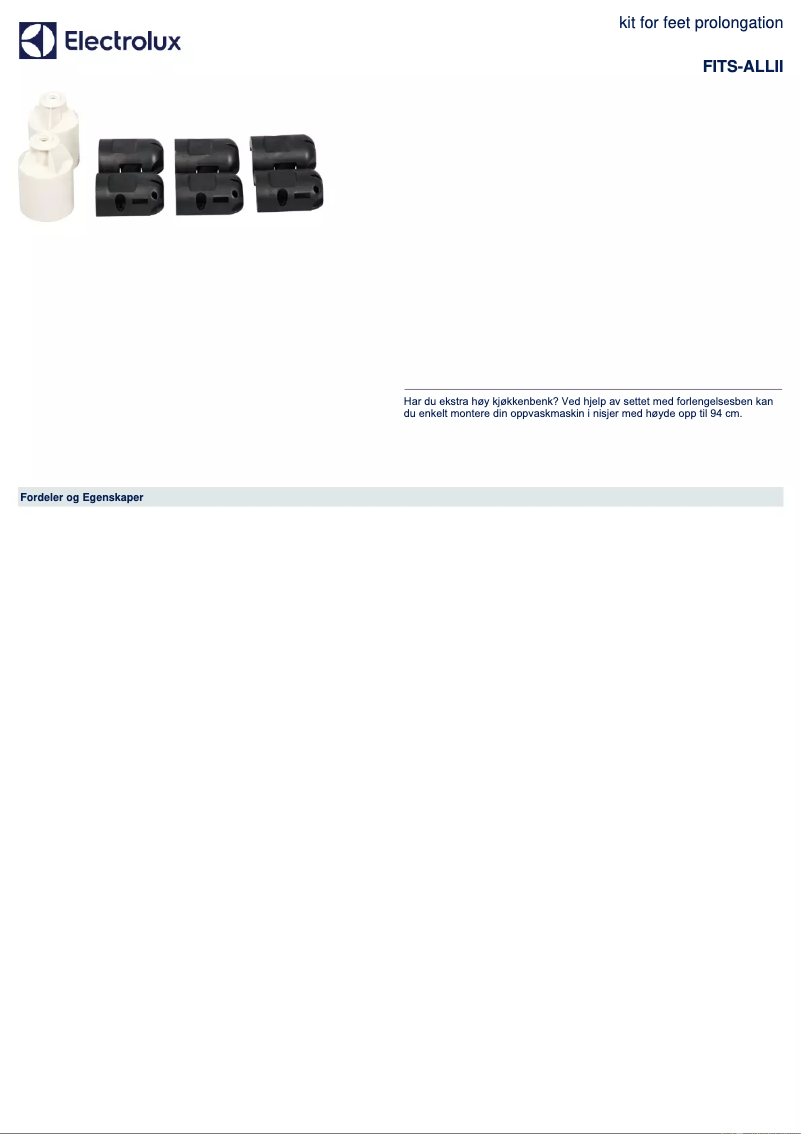 Image de la première page du manuel de l'appareil FITS-ALLII