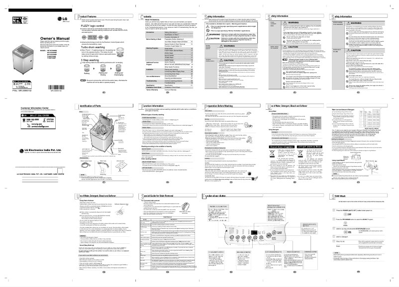 Image de la première page du manuel de l'appareil T70CPD22P