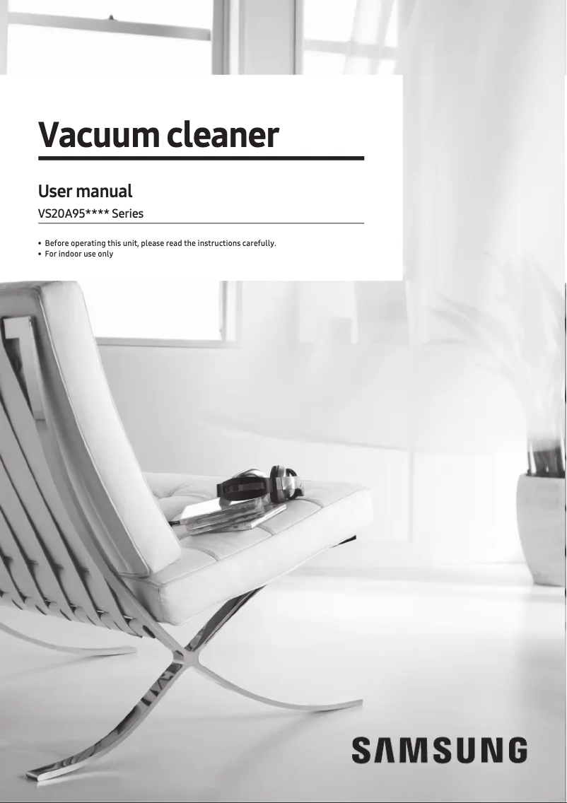 Image de la première page du manuel de l'appareil Bespoke Jet Complete Extra