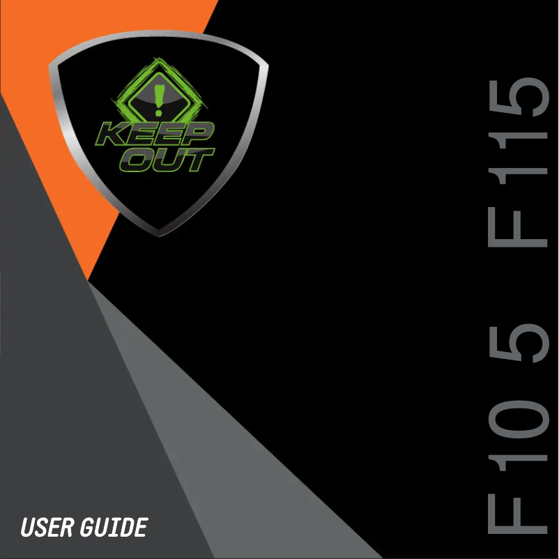 Imagen de la primera página del manual del dispositivo F115