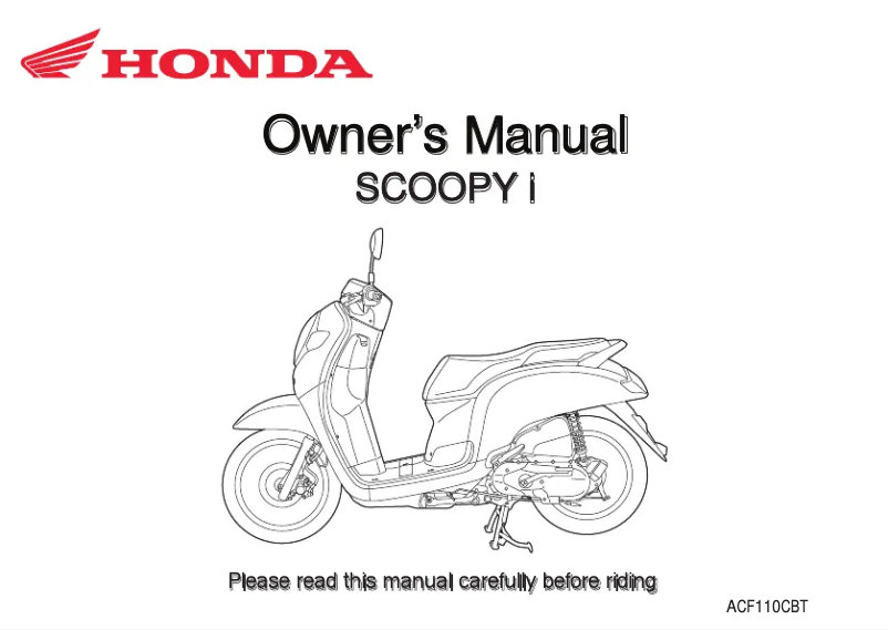 Imagen de la primera página del manual del dispositivo SCOOPY i (2020)
