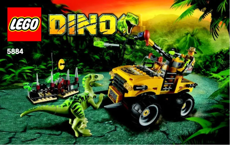Page 1 de la notice Manuel utilisateur Lego Raptor Chase