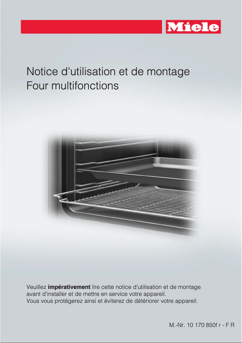 Page n°1 - Manuel utilisateur Miele H 2661-1 BP