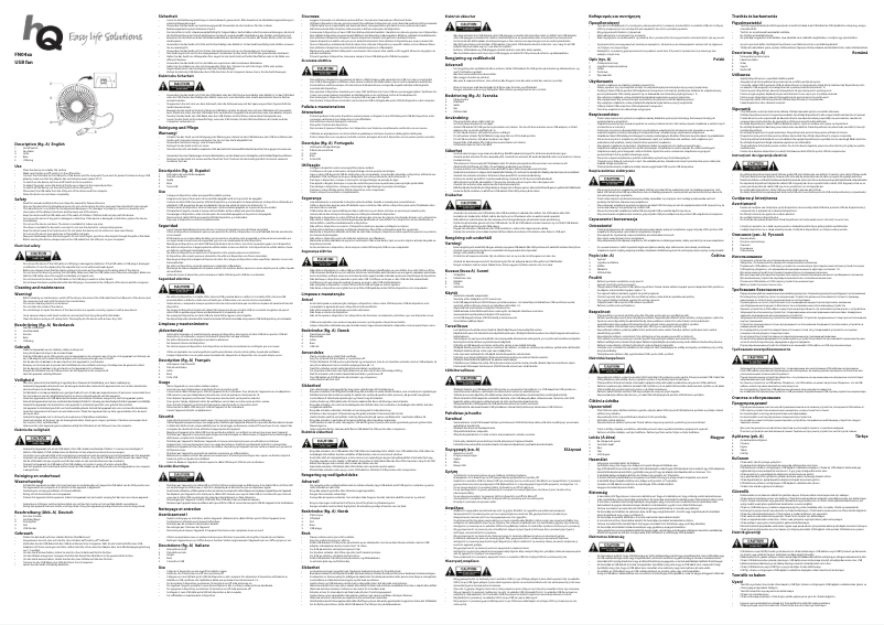 Página 1 del manual Manual de usuario HQ FN04WH