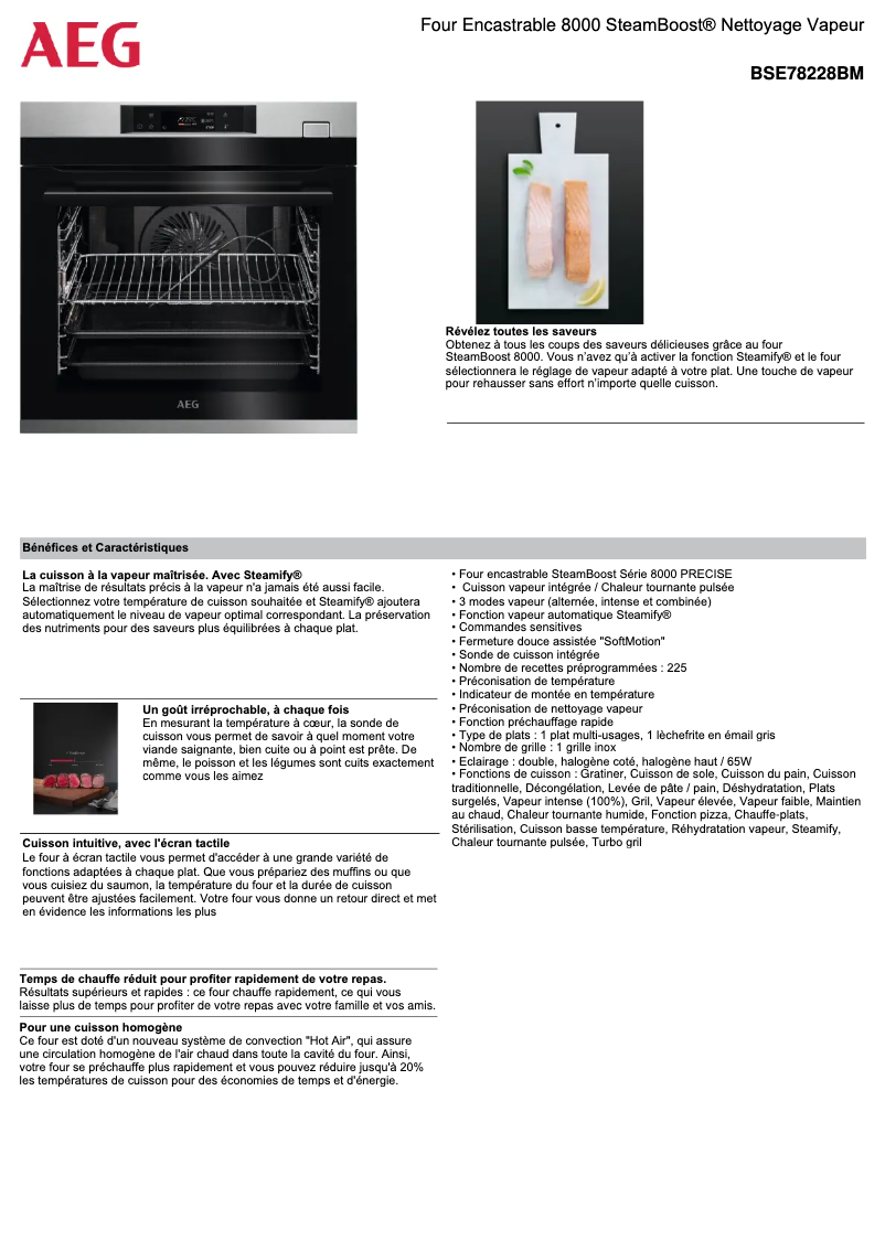 Image de la première page du manuel de l'appareil BSE78228BM