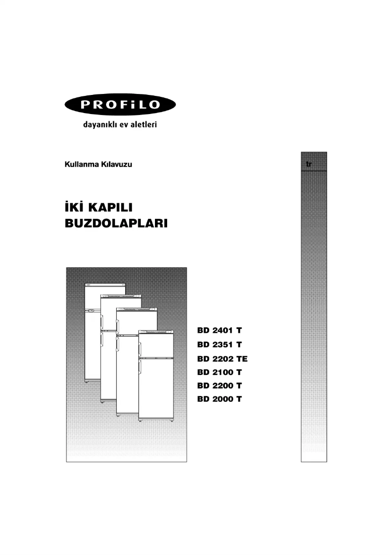 Image de la première page du manuel de l'appareil BD2100T