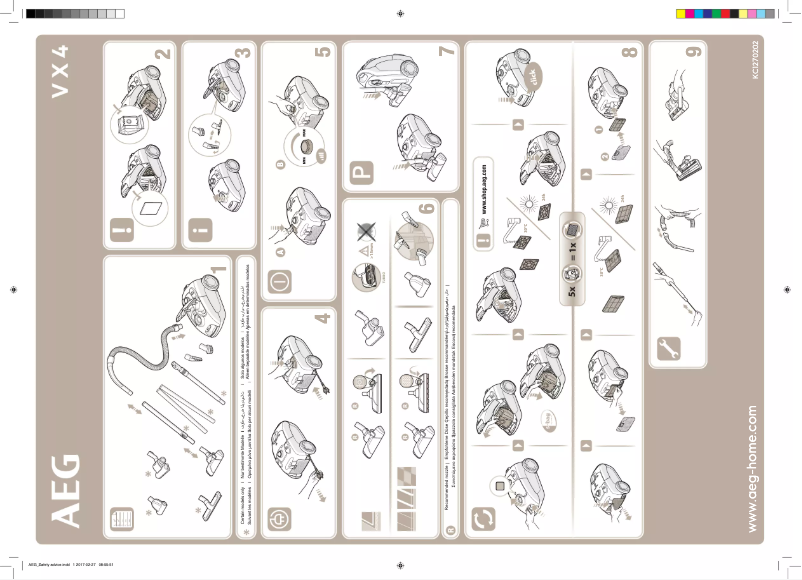 Image de la première page du manuel de l'appareil VX4