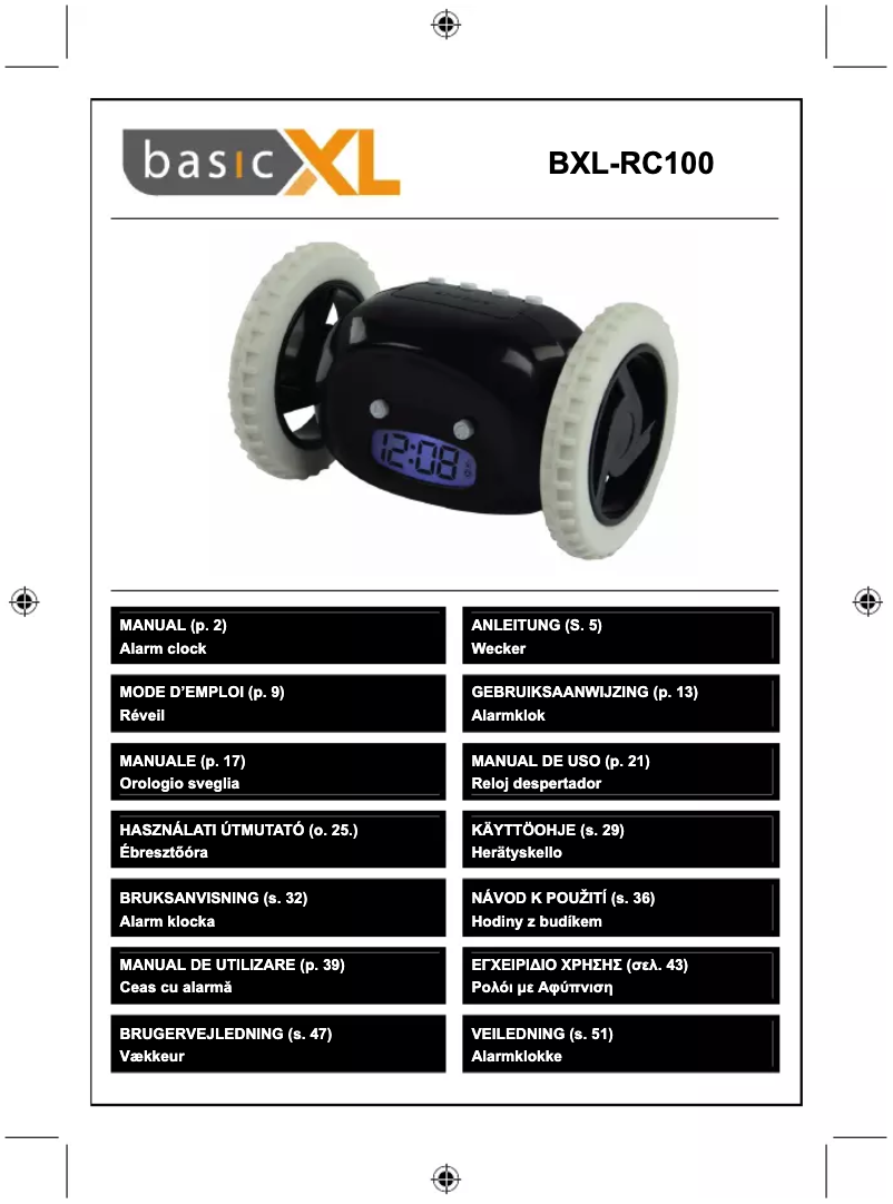 Page n°1 - Manuel utilisateur basicXL BXL-RC100