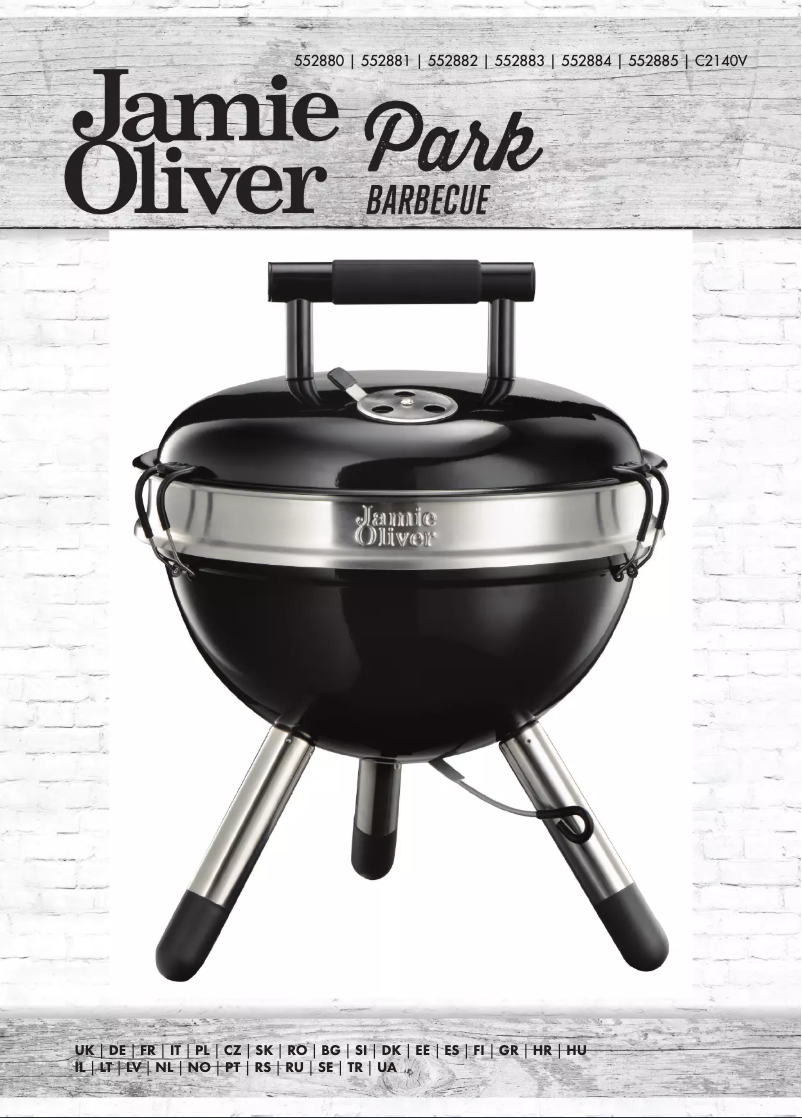 Page 1 de la notice Manuel utilisateur Jamie Oliver Park