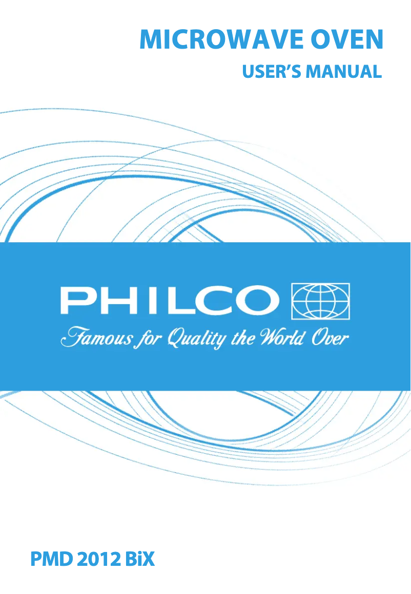 Page n°1 - Manuel utilisateur Philco PMD 2012 BiX