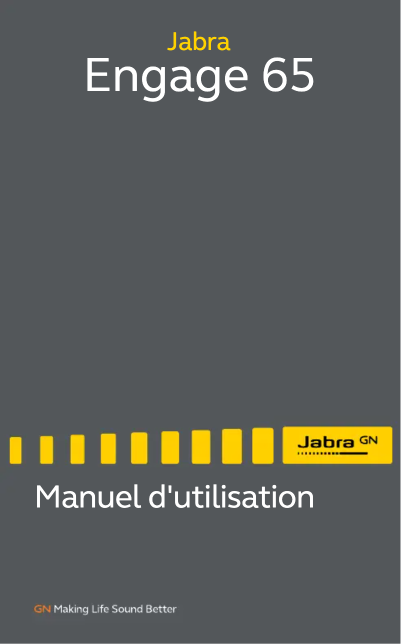 Page 1 de la notice Manuel utilisateur Jabra Engage 65