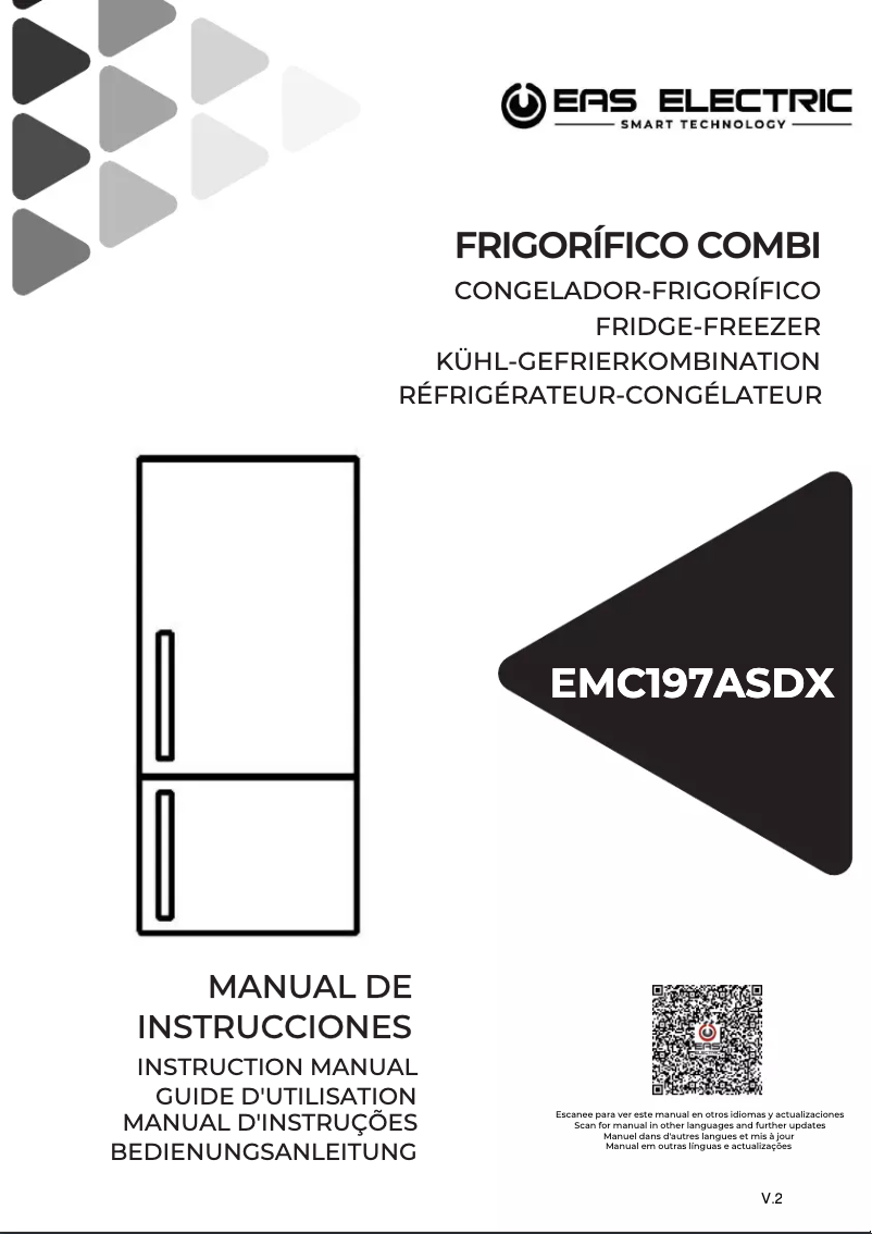 Page n°1 - Manuel utilisateur EAS Electric EMC197ASDX