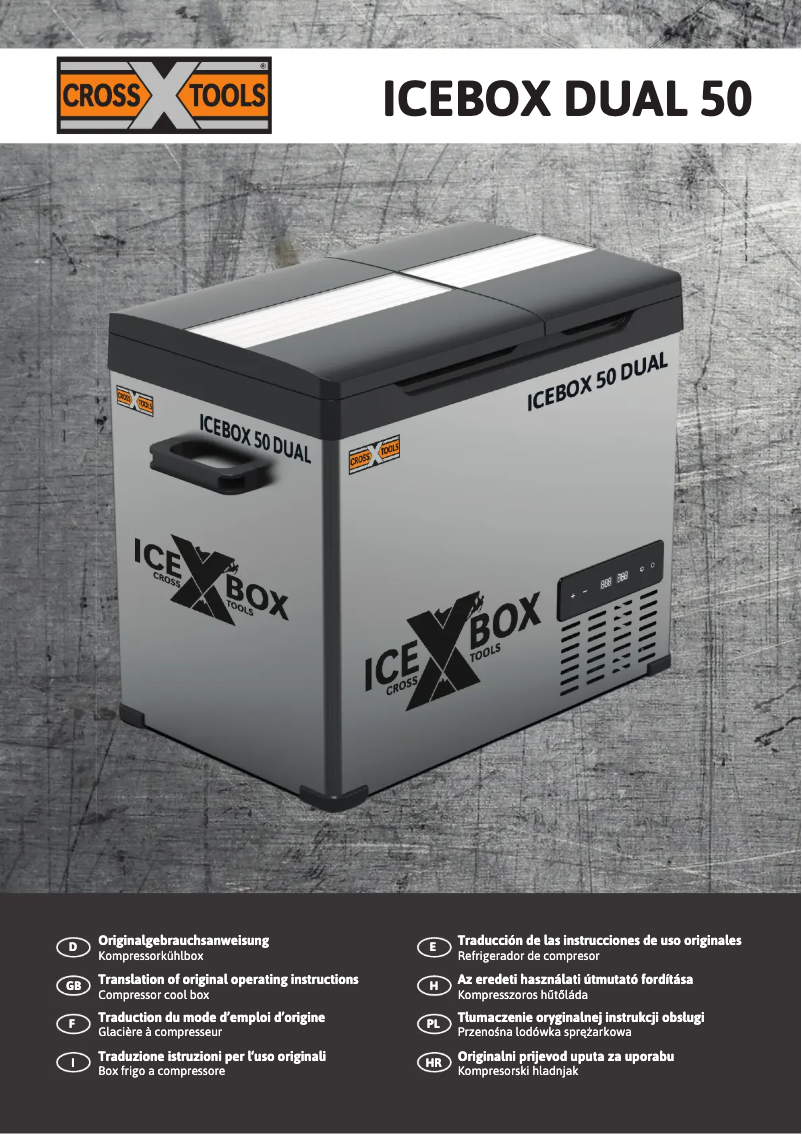 Page 1 de la notice Manuel utilisateur T.I.P. Icebox 50 DUAL