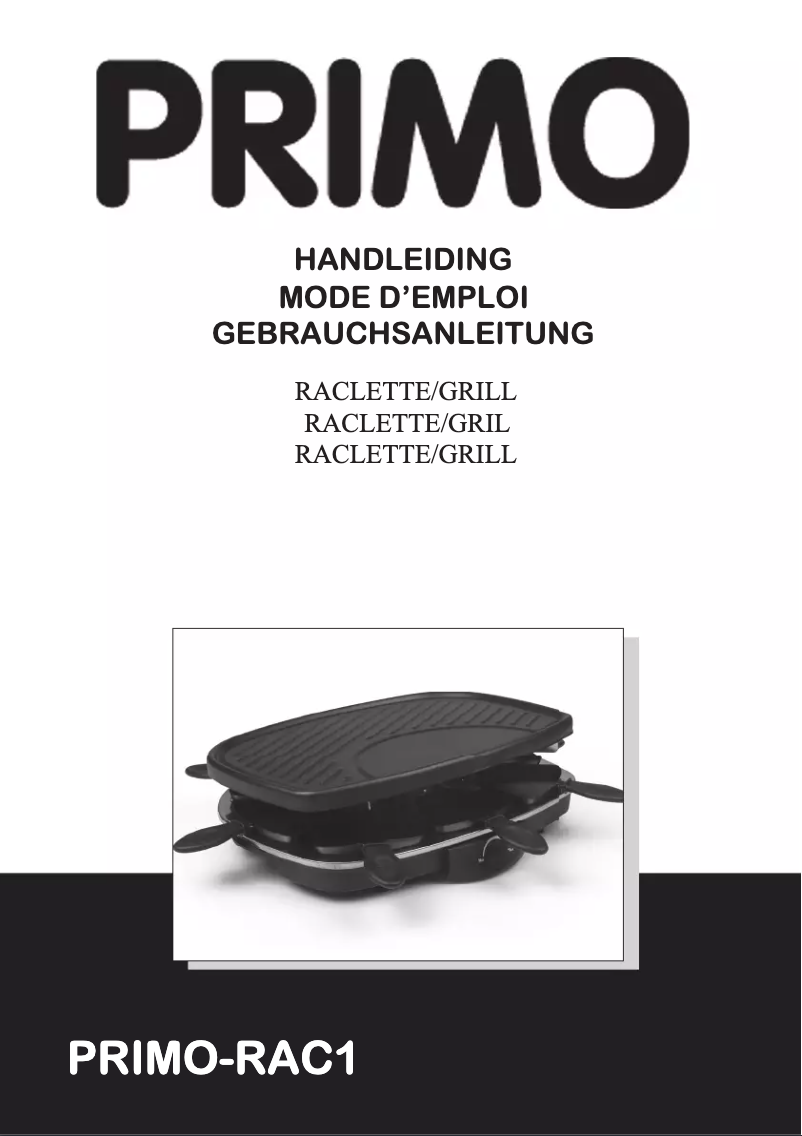 Image de la première page du manuel de l'appareil RAC1