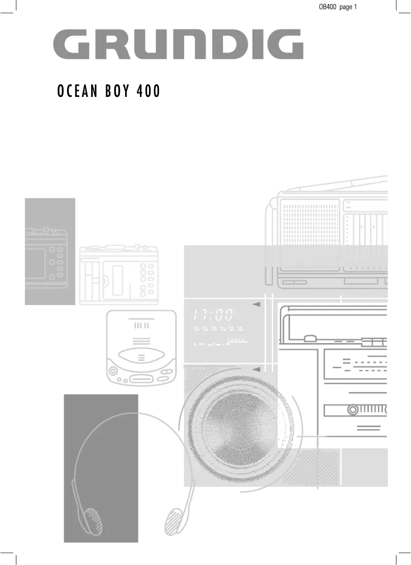 Página 1 del manual Manual de usuario Grundig Ocean Boy 400