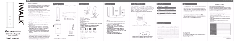 Imagen de la primera página del manual del dispositivo Extreme 10,000 Duo