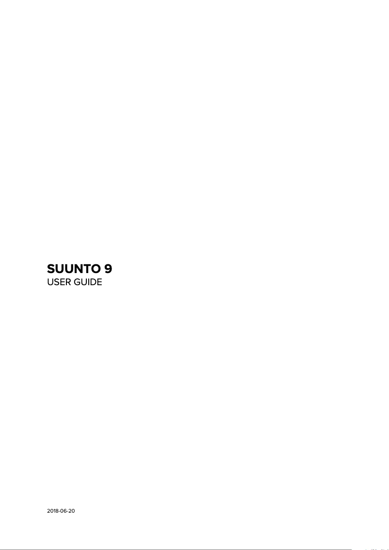 Página 1 del manual Manual de usuario Suunto 9 Baro