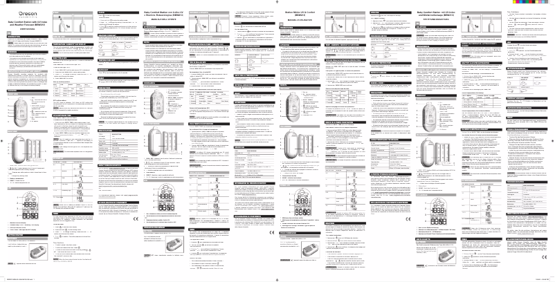 Page 1 de la notice Manuel utilisateur Oregon Scientific BBW213
