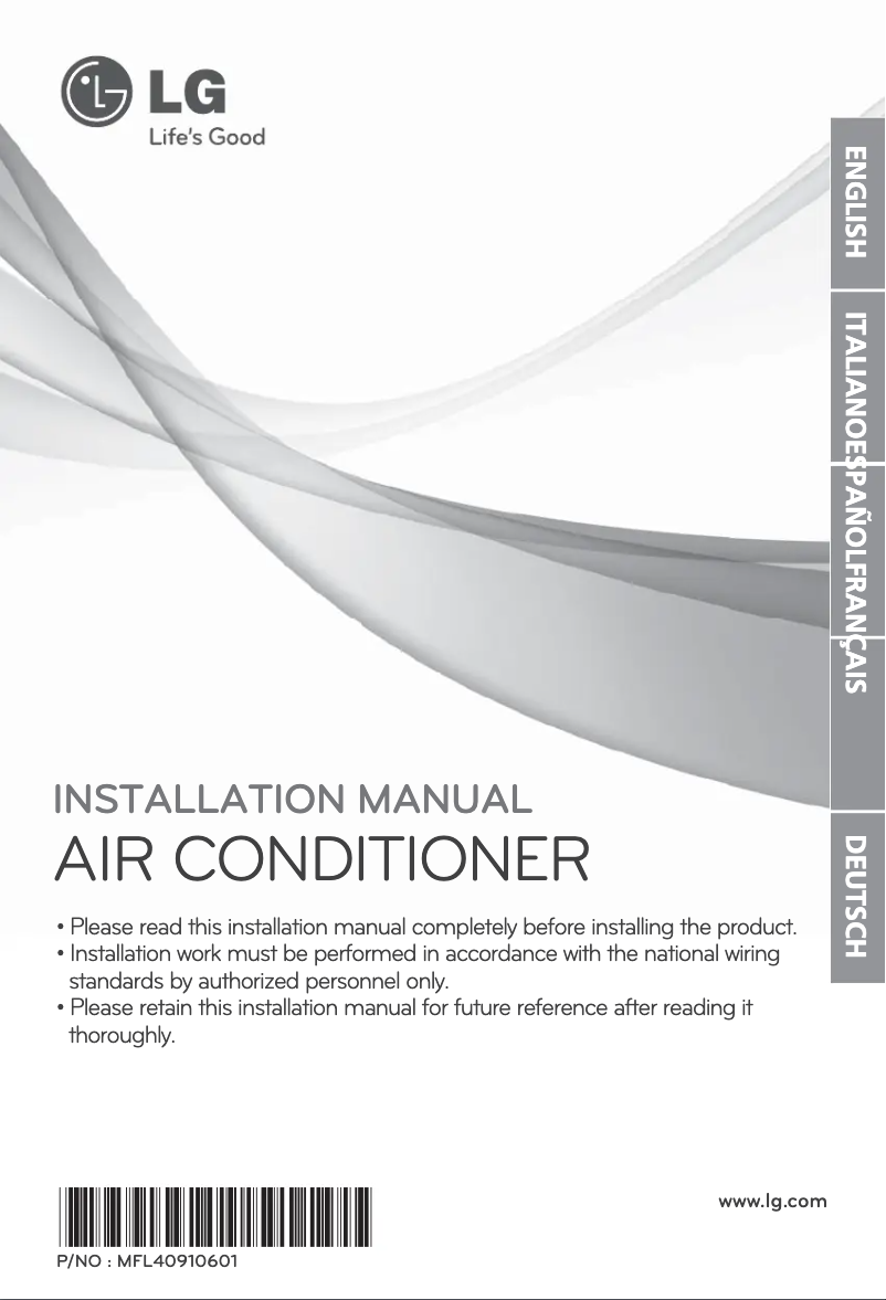 Page 1 de la notice Manuel utilisateur LG UU48