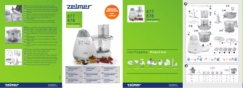 Page 1 de la notice Manuel utilisateur Zelmer 880