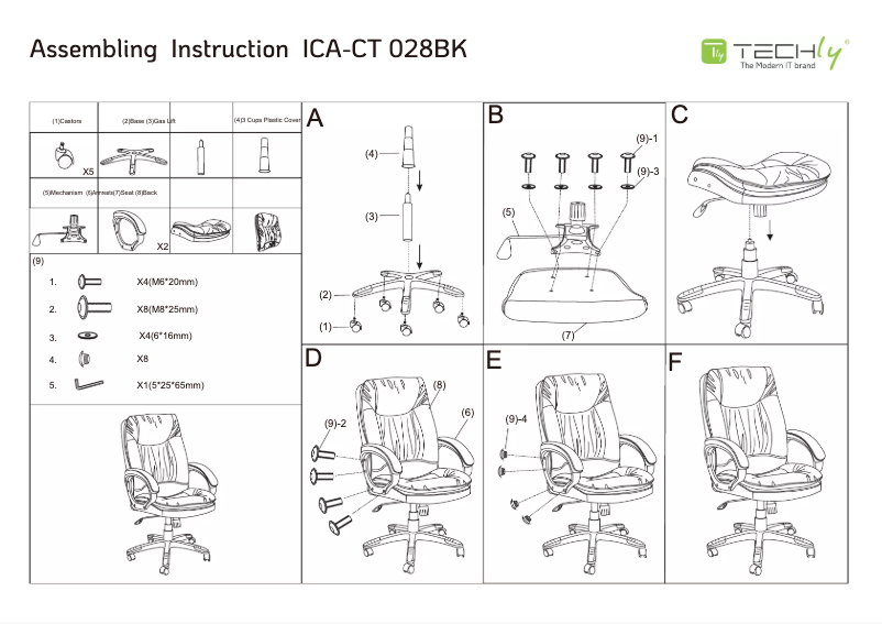 Image de la première page du manuel de l'appareil ICA-CT 028BK