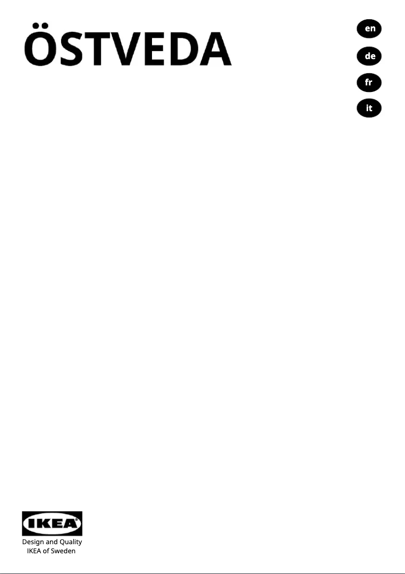 Image de la première page du manuel de l'appareil ÖSTVEDA 005.681.44