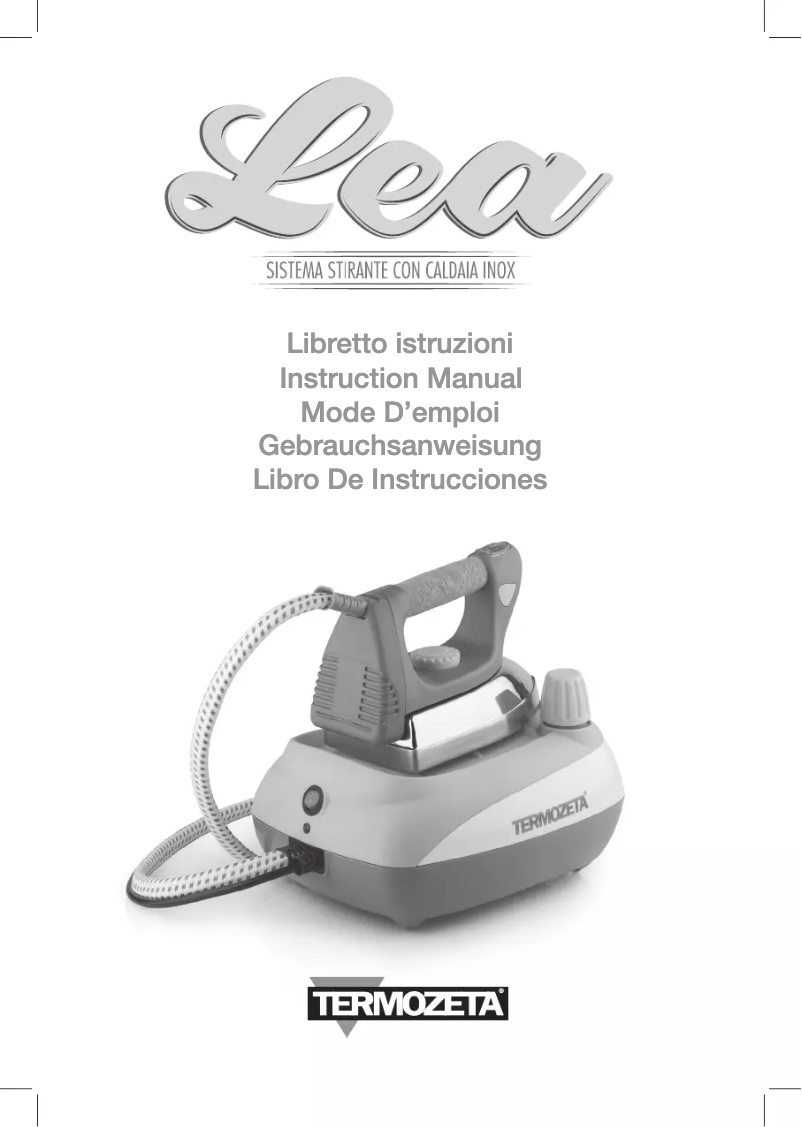 Page n°1 - Manuel utilisateur Termozeta Lean