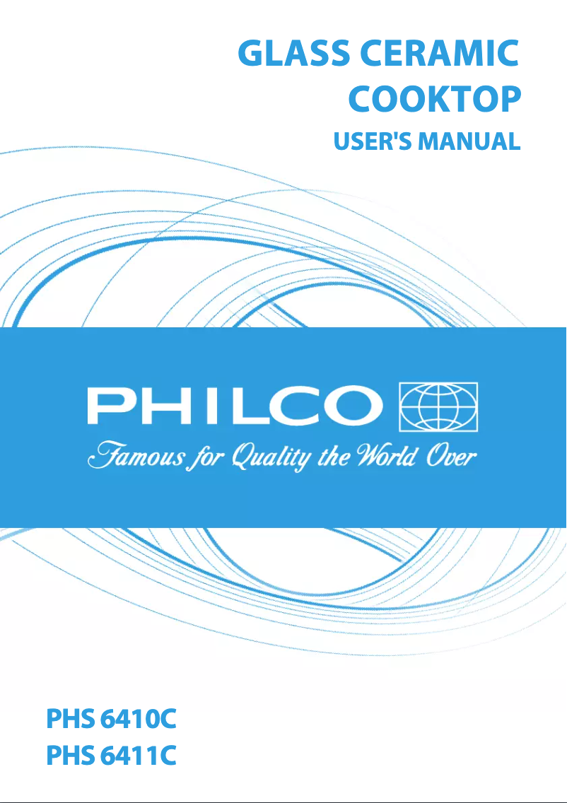 Page n°1 - Manuel utilisateur Philco PHS 6410 C