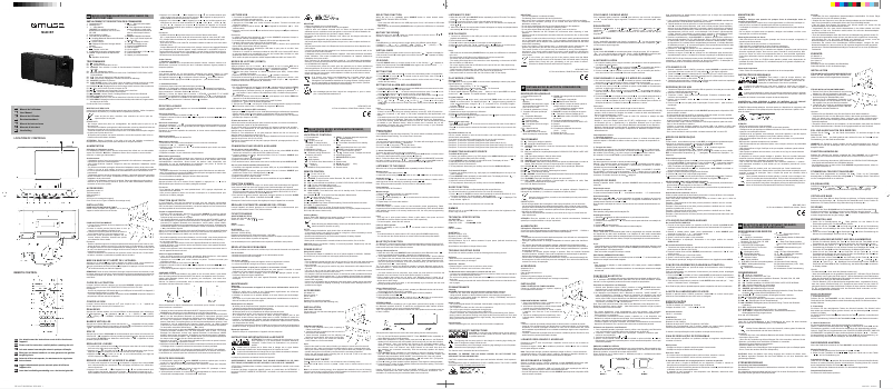 Page 1 de la notice Manuel utilisateur Muse M-60 BT