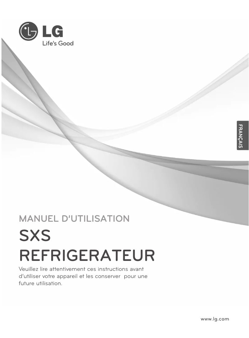 Page 1 de la notice Manuel utilisateur LG GS9166PVJV