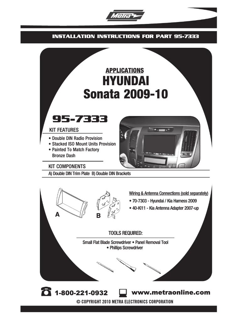 Image de la première page du manuel de l'appareil 95-7333