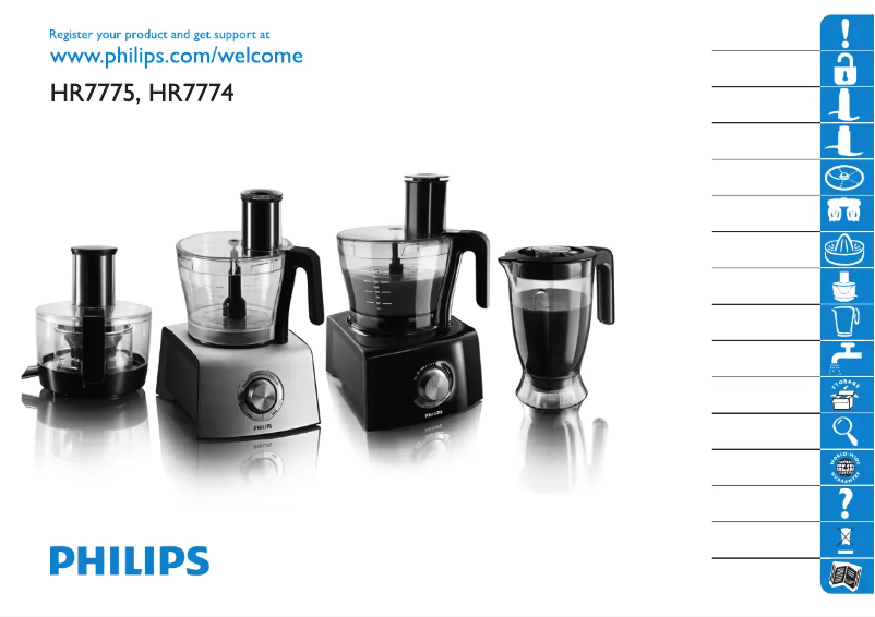 Page n°1 - Manuel utilisateur Philips Pure Essentials Collection HR7774