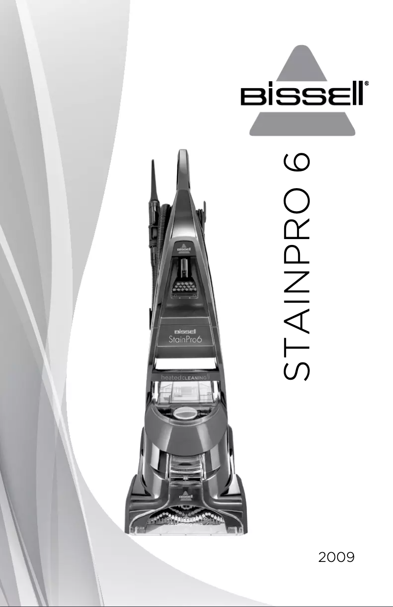 Página 1 del manual Manual de usuario Bissell 2009N